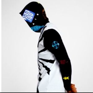 Nike Wildcard Pullover Hooded Long Sleeve T-shirt pinwheel logo men’s medium